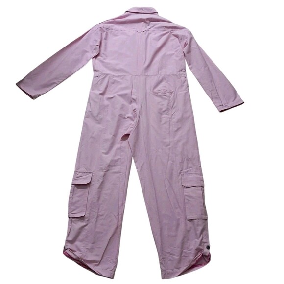 NWT Free People Movement Mesmerize Me Coveralls Jumpsuit Pink Rose Women's Small - Picture 2 of 13